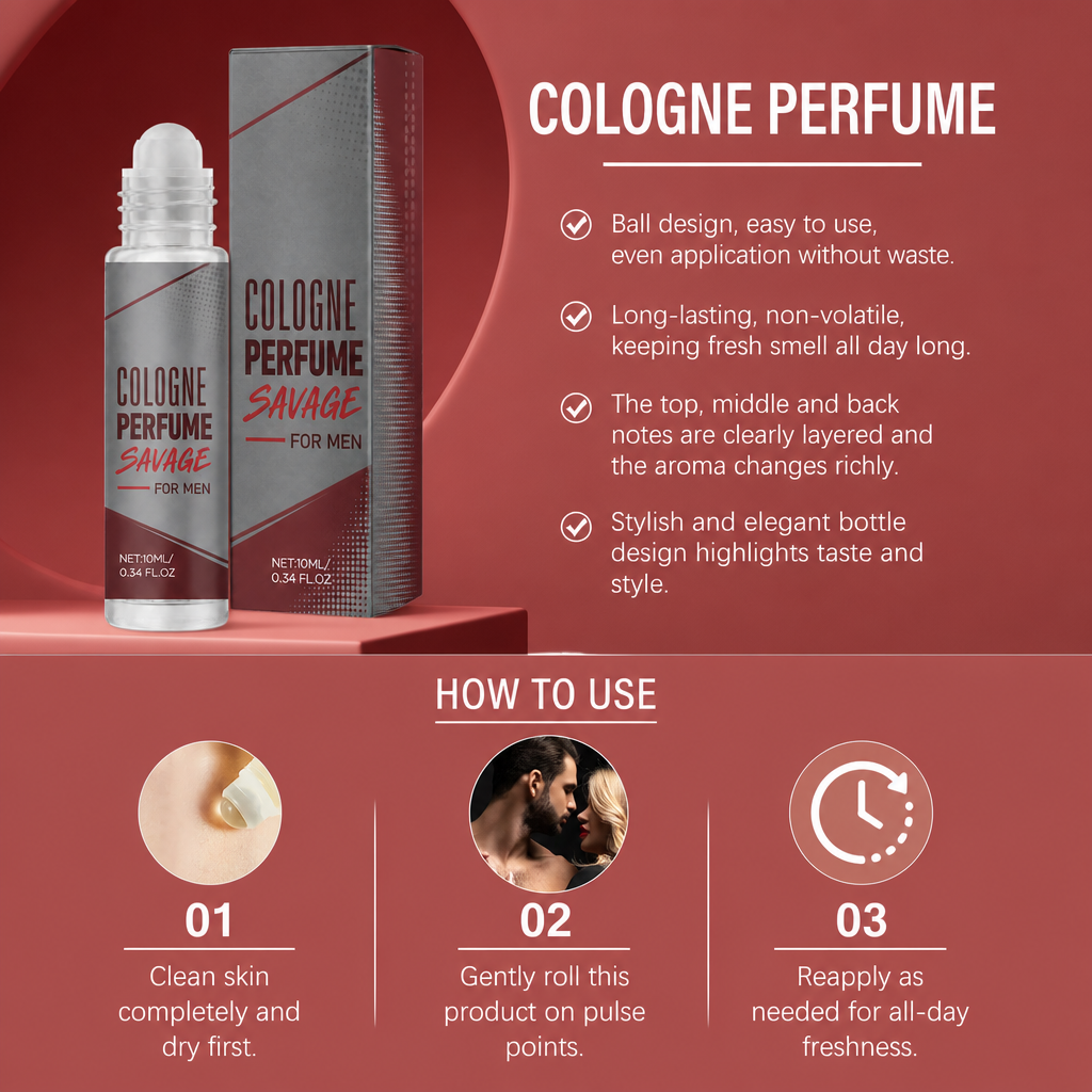 Roll-On Cologne Perfume – Fresh Scent For Everyday Confidence