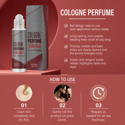 Roll-On Cologne Perfume – Fresh Scent For Everyday Confidence