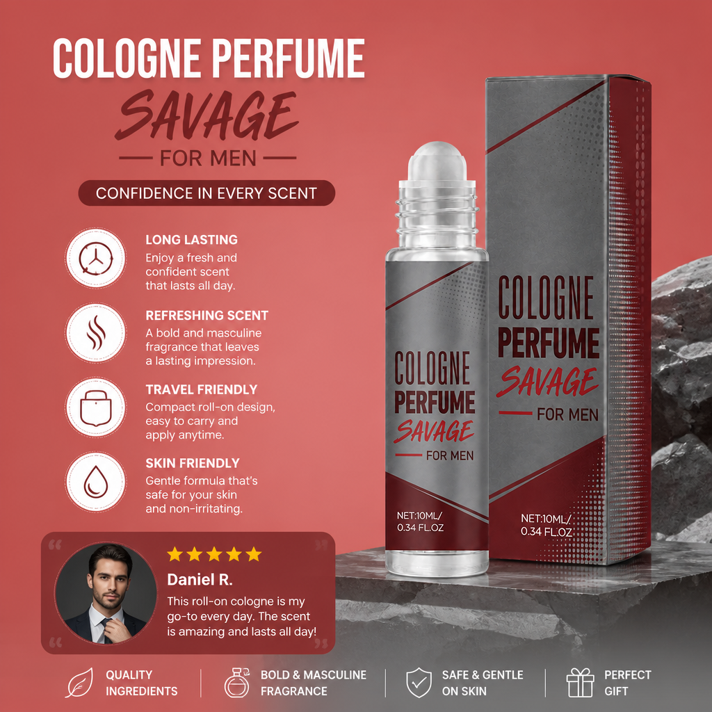 Roll-On Cologne Perfume – Fresh Scent For Everyday Confidence