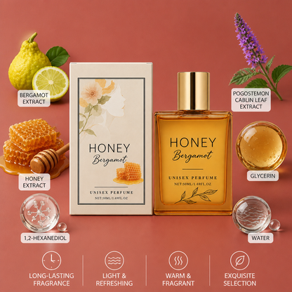 Honey Bergamot Unisex Perfume – Warm Citrus Scent With Elegant Freshness