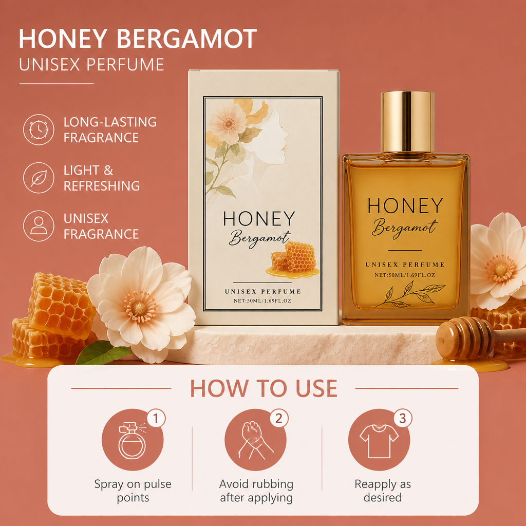Honey Bergamot Unisex Perfume – Warm Citrus Scent With Elegant Freshness