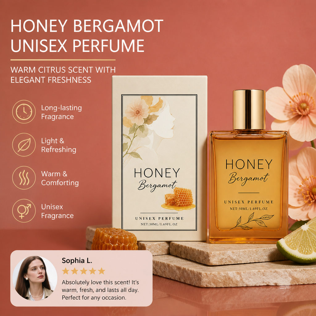 Honey Bergamot Unisex Perfume – Warm Citrus Scent With Elegant Freshness