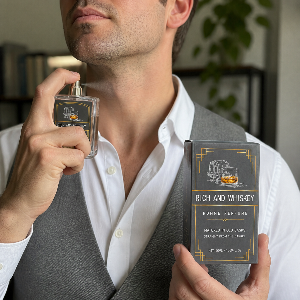 Rich Whiskey Homme Perfume – Warm Woody Fragrance With Lasting Elegance
