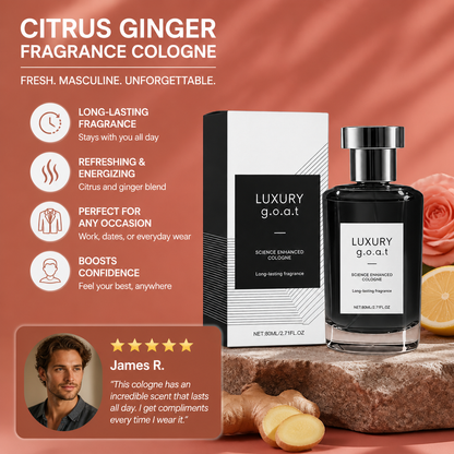 Citrus Ginger Fragrance Cologne – Fresh Long-Lasting Scent For Everyday Wear