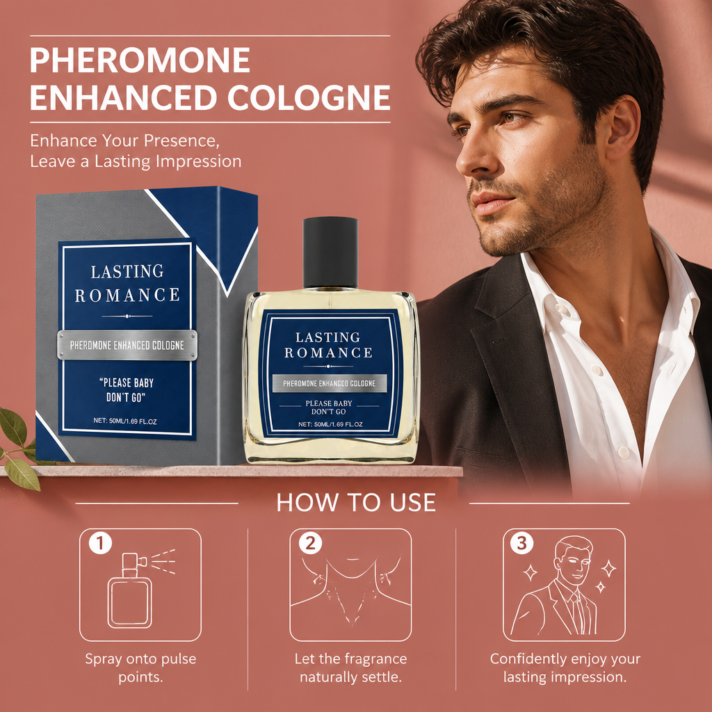 Pheromone-Enhanced Cologne – Long-Lasting Fresh Fragrance
