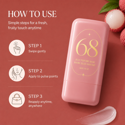 Lychee Solid Perfume Balm – Fresh Fruity Scent for On-the-Go Touch-Ups