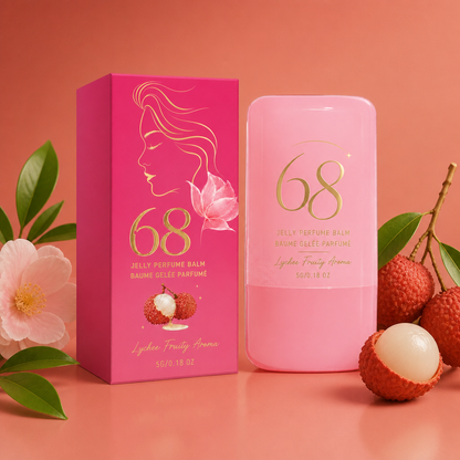 Lychee Solid Perfume Balm – Fresh Fruity Scent for On-the-Go Refreshing