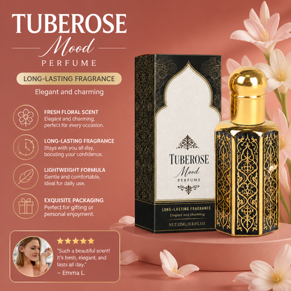 Tuberose Floral Perfume – Long-Lasting Fresh Elegant Everyday Fragrance