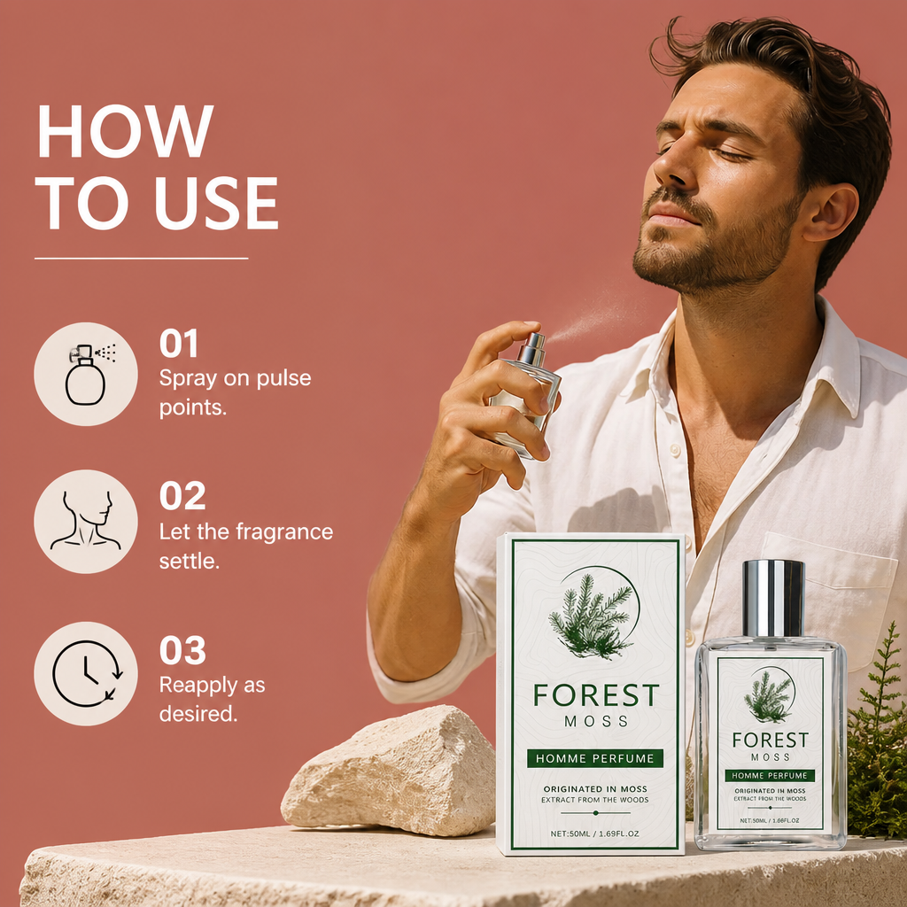 Forest Moss Eau de Parfum – Fresh Woody Fragrance with Lasting Elegance