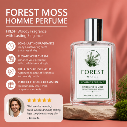 Forest Moss Eau de Parfum – Fresh Woody Fragrance with Lasting Elegance