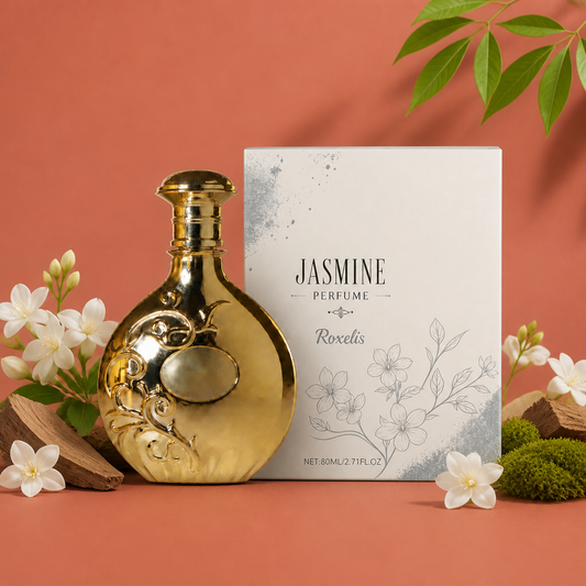Jasmine Flower Perfume Oil – Lightweight Long-Lasting Floral Fragrance