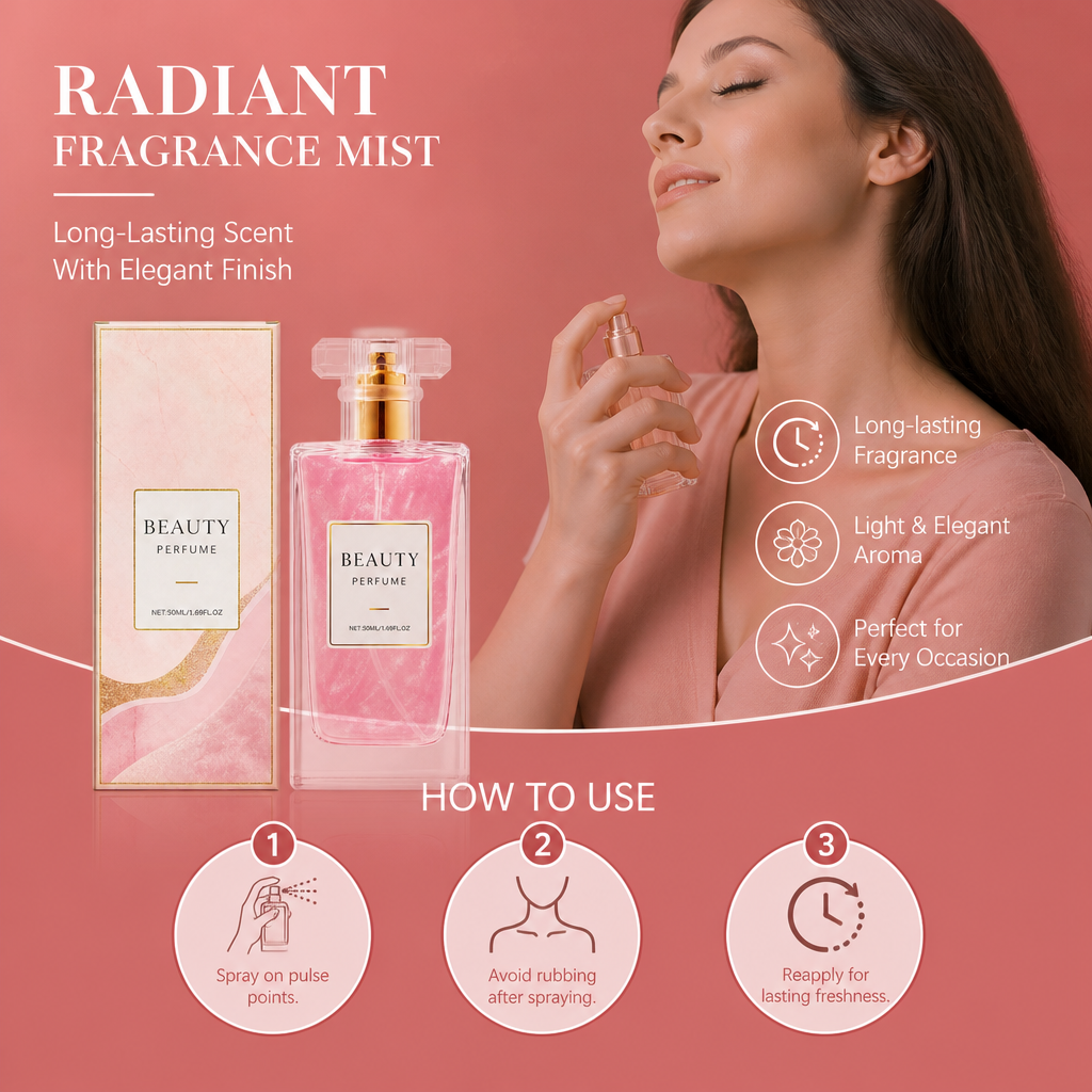 Radiant Fragrance Mist – Long-Lasting Scent With Elegant Finish
