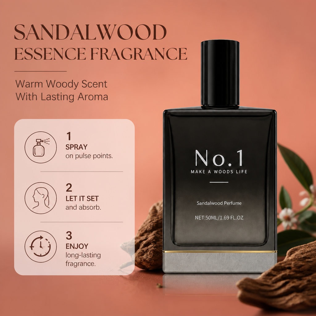 Sandalwood Essence Fragrance – Warm Woody Scent With Lasting Aroma