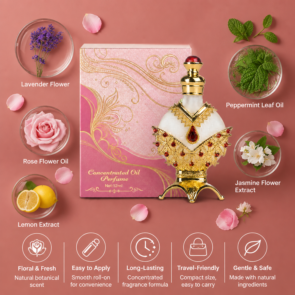Botanical Roll-On Fragrance – Fresh Floral Scent With Natural Elegance