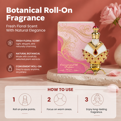 Botanical Roll-On Fragrance – Fresh Floral Scent With Natural Elegance