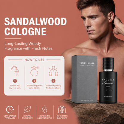 Sandalwood Cologne – Long-Lasting Woody Fragrance With Fresh Notes