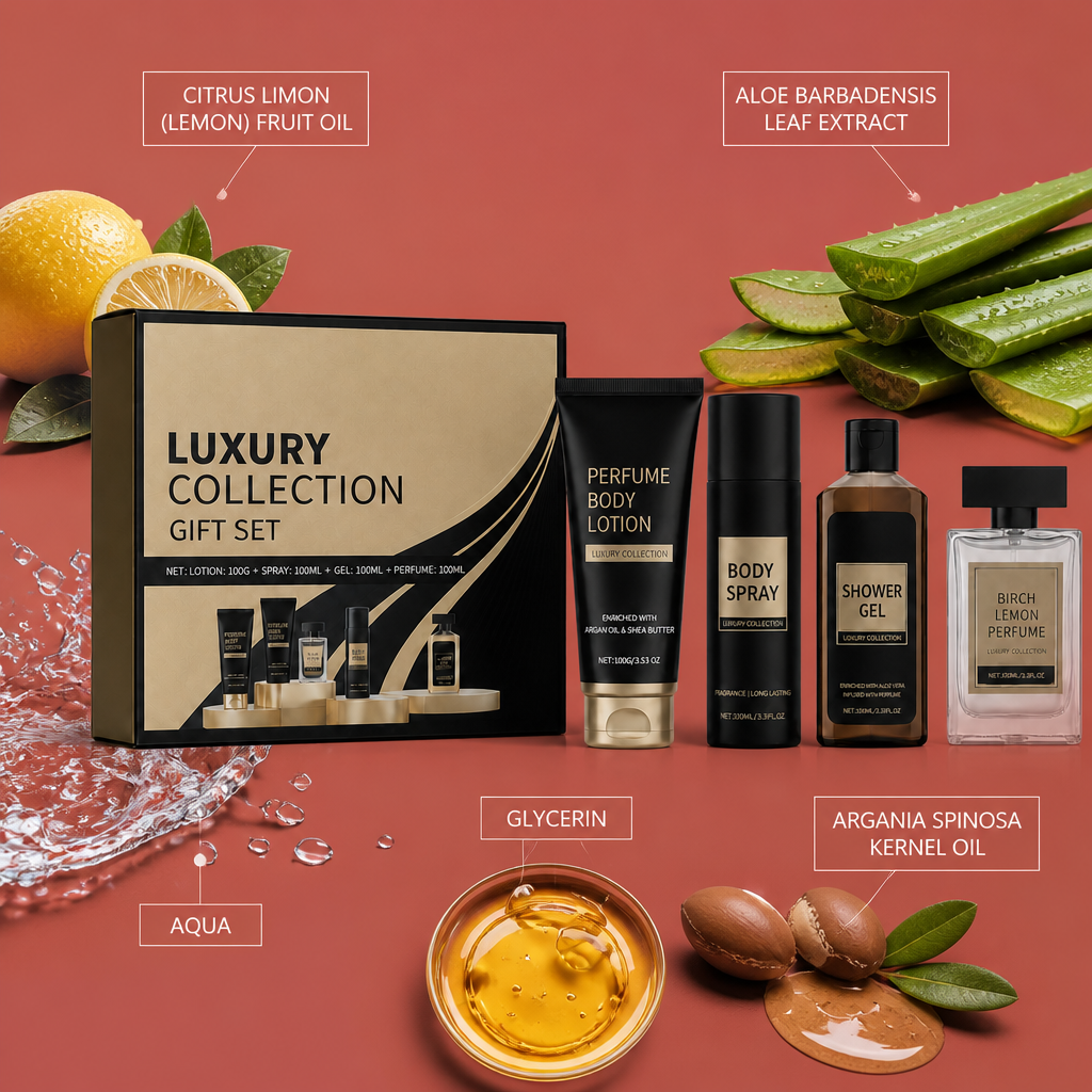 Refreshing Body Spray Set – Citrus & Aloe, Long-Lasting Fragrance