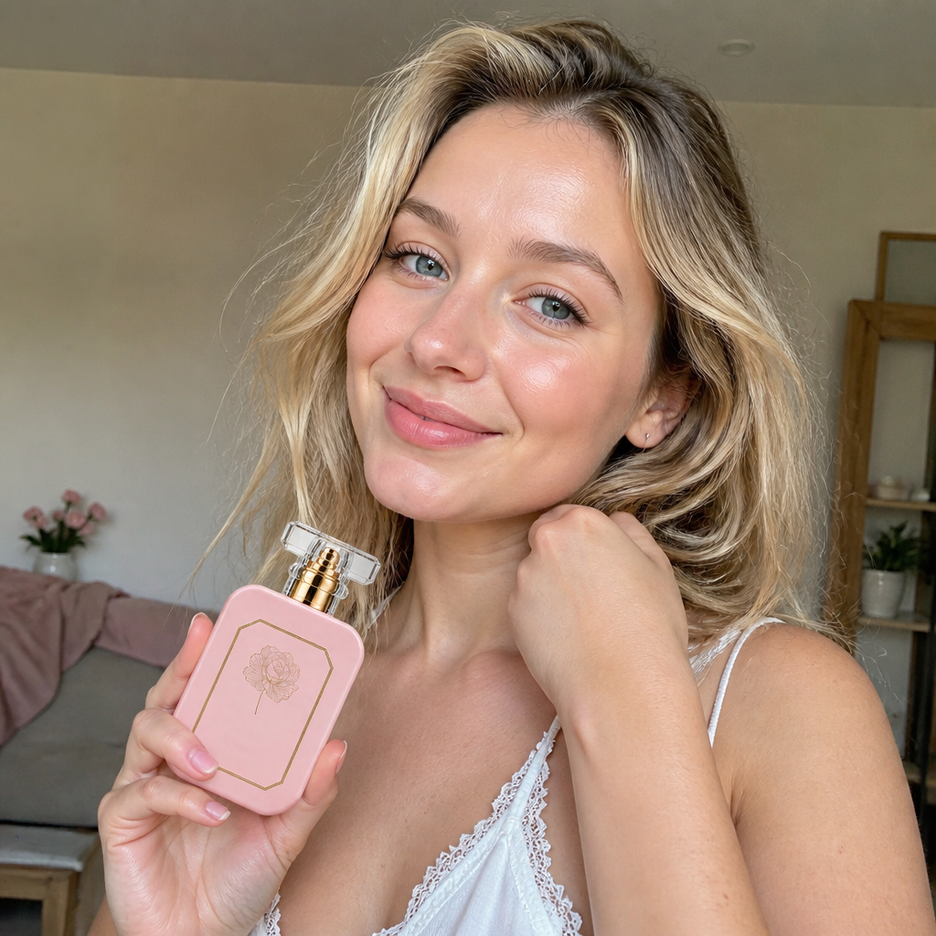 Marshmallow Blush Perfume – Sweet Strawberry & Vanilla Fragrance