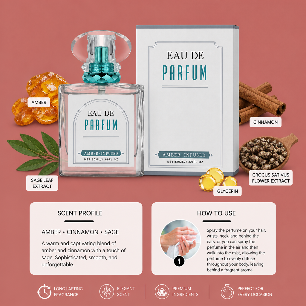 Amber Cinnamon Perfume – Warm Spiced Fragrance With Elegant Notes