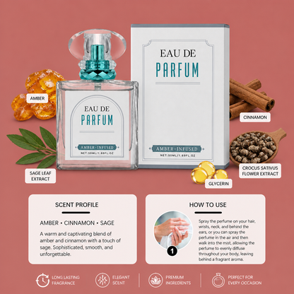 Amber Cinnamon Perfume – Warm Spiced Fragrance With Elegant Notes