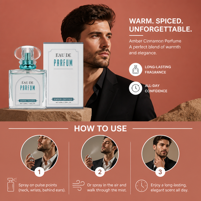 Amber Cinnamon Perfume – Warm Spiced Fragrance With Elegant Notes