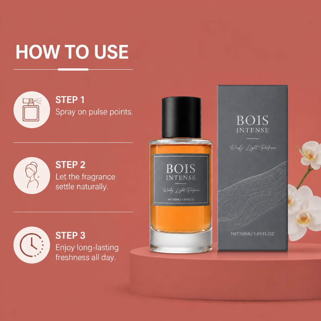 Woody Light Perfume – Fresh Citrus And Sandalwood Fragrance