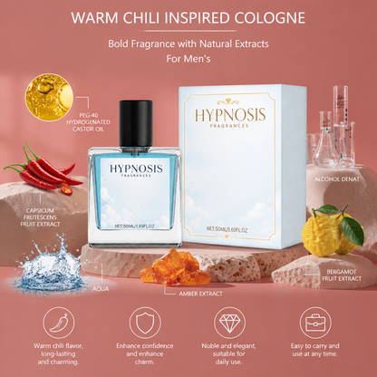 Warm Chili Inspired Cologne – Bold Fragrance With Natural Extracts