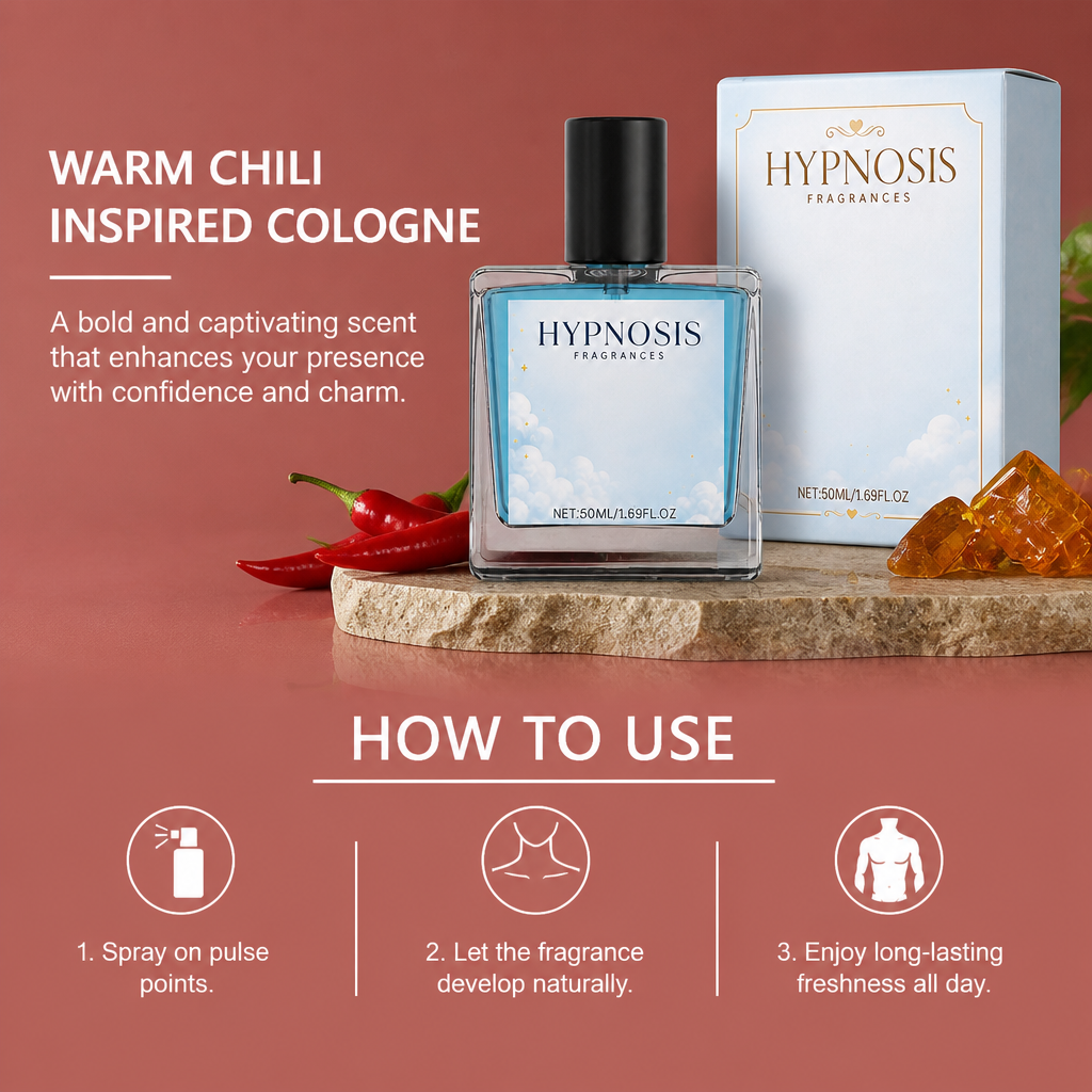 Warm Chili Inspired Cologne – Bold Fragrance With Natural Extracts