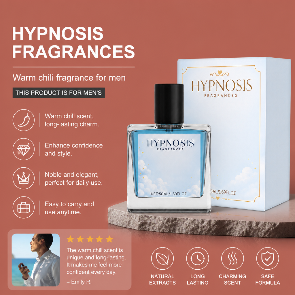 Warm Chili Inspired Cologne – Bold Fragrance With Natural Extracts