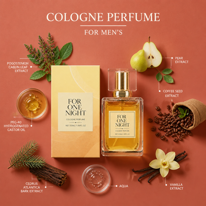 Woody Cologne Perfume – Fresh Scent With Botanical Extracts