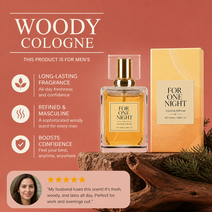 Woody Cologne Perfume – Fresh Scent With Botanical Extracts