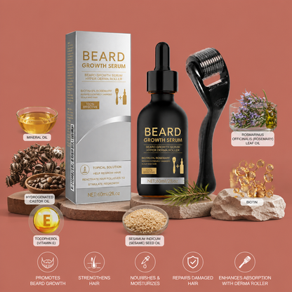 Nourishing Beard Oil Kit – Softens And Defines Facial Hair