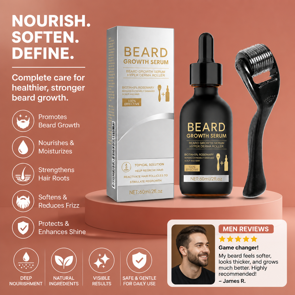 Nourishing Beard Oil Kit – Softens And Defines Facial Hair