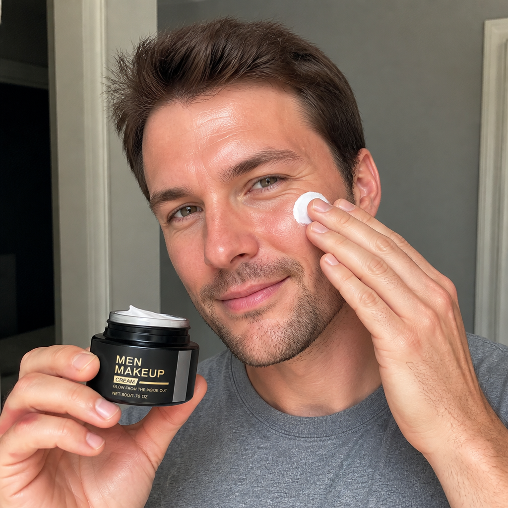 Men's Tinted Moisturizing Face Cream – Natural Looking Skin Finish