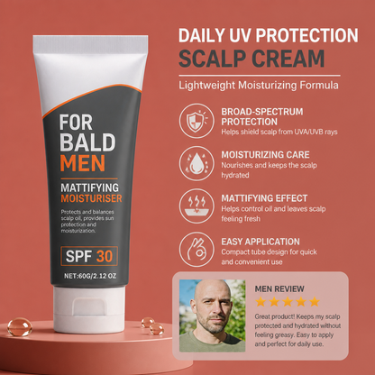 Men's Daily UV Protection Scalp Cream – Lightweight Moisturizing Formula