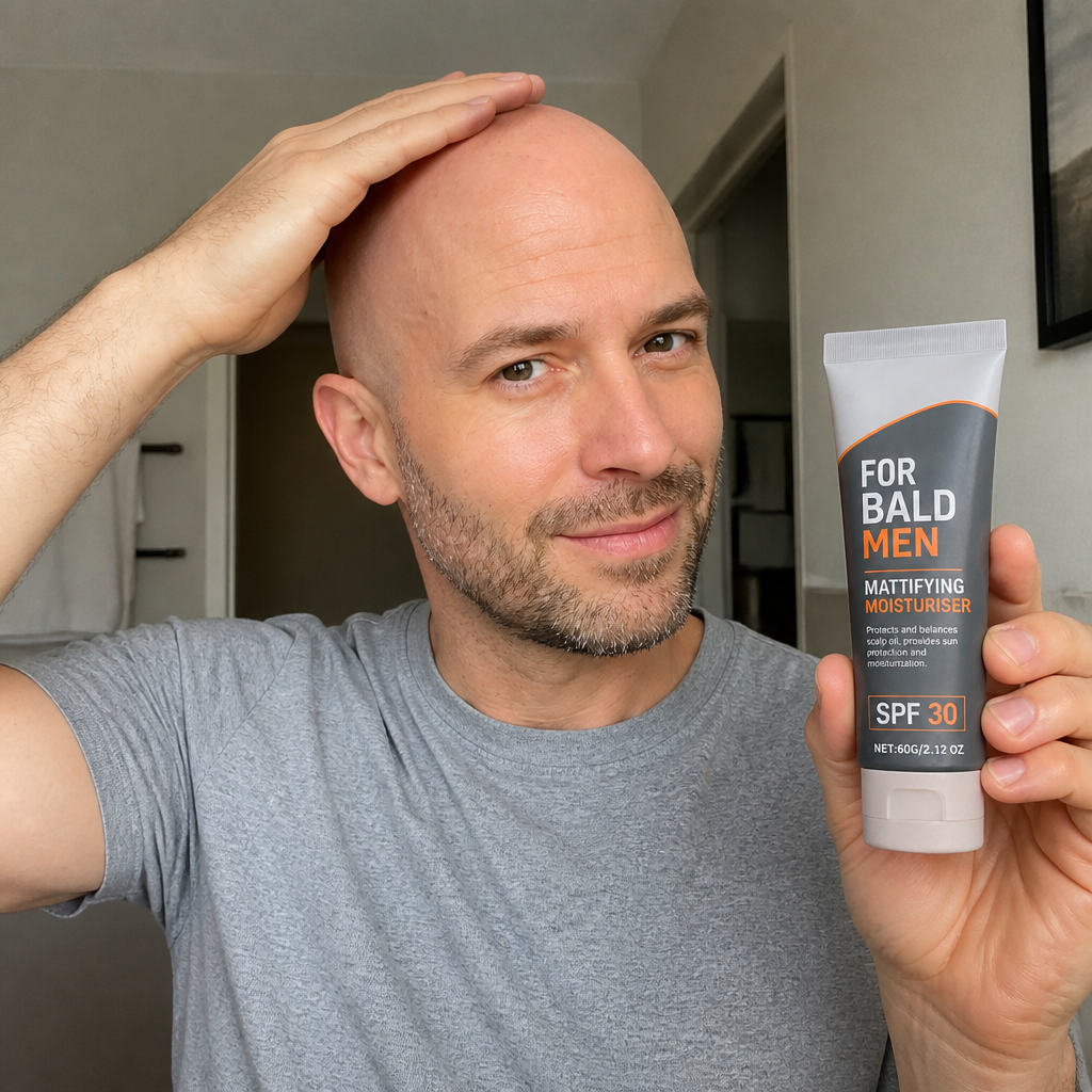 Men's Daily UV Protection Scalp Cream – Lightweight Moisturizing Formula