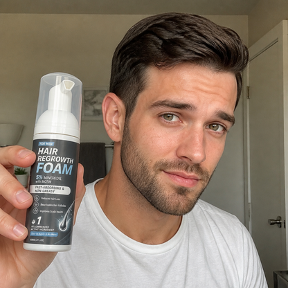 Hair Regrowth Foam – Lightweight Formula For Fuller-Looking Hair