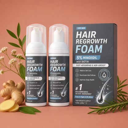 Hair Regrowth Foam – Lightweight Formula For Fuller-Looking Hair