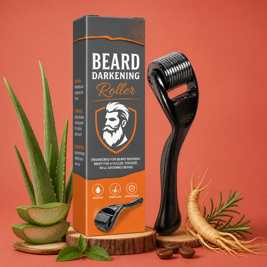Beard Care Roller Kit – Grooming Tool For A Fuller-Looking Beard