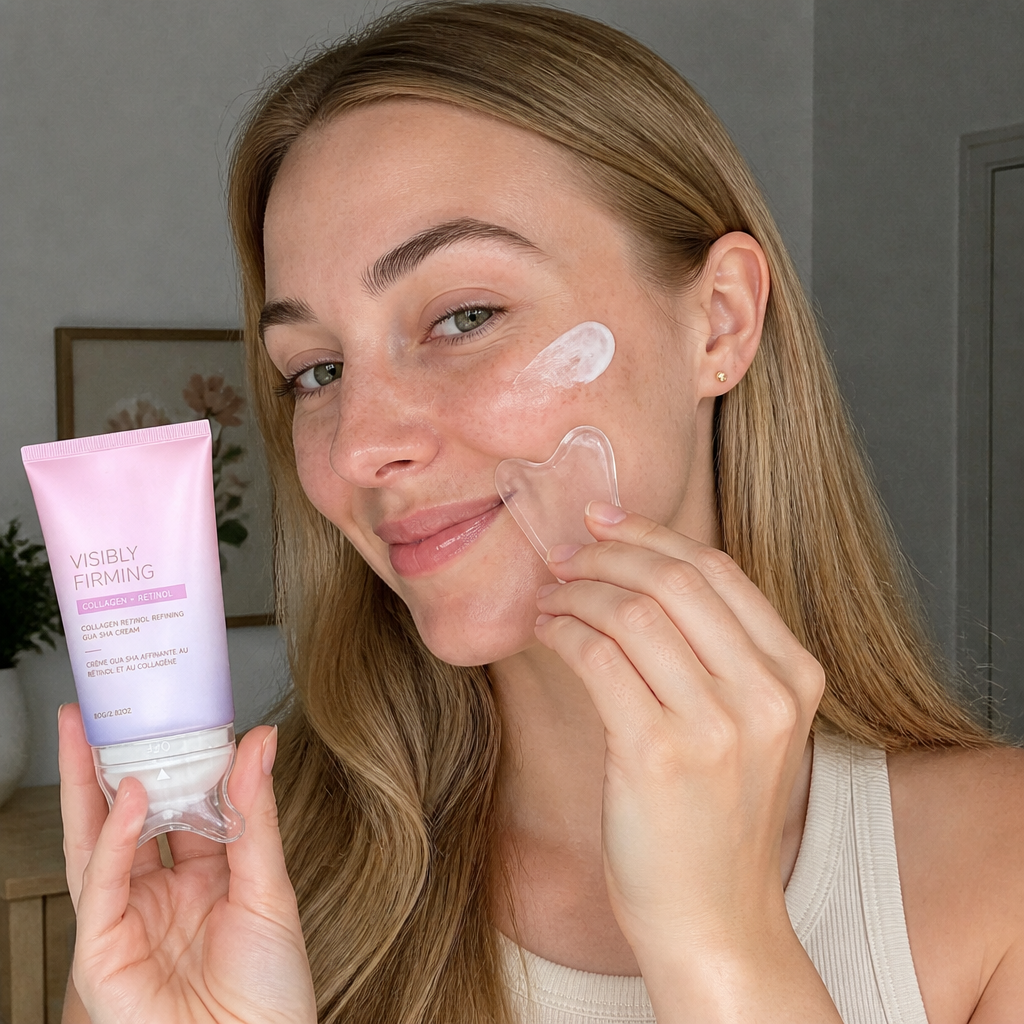 Collagen Retinol Gua Sha Cream – Firming Moisture For Smooth-Looking Skin