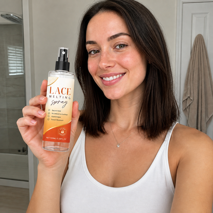 Lace Melting Spray – Strong Hold Formula For Natural Wig Styling