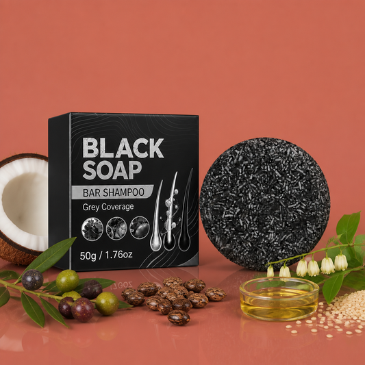 Black Soap Shampoo Bar For Nourished Hair And Scalp Care