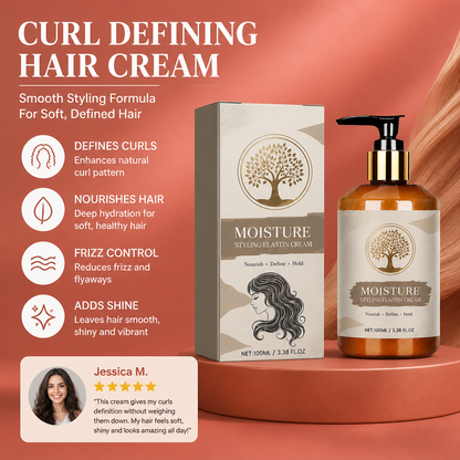 Curl Defining Hair Cream – Smooth Styling Formula For Soft Defined Hair