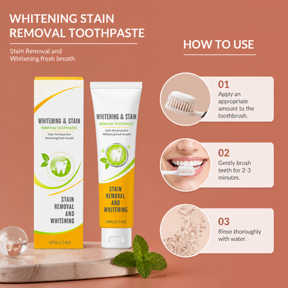 Whitening Toothpaste – Gentle Stain Removal for a Fresh Smile