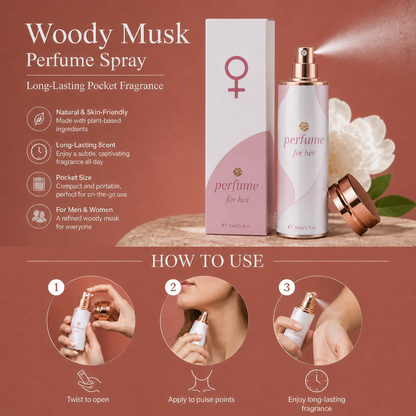 Woody Musk Solid Perfume Balm – Long-Lasting Pocket Fragrance