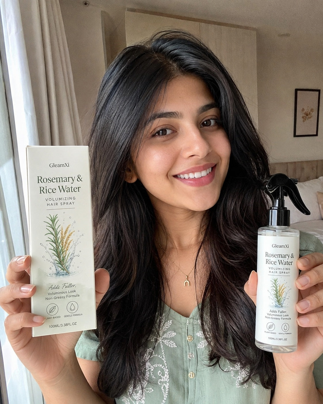 Beauty Britain customer using the featured product