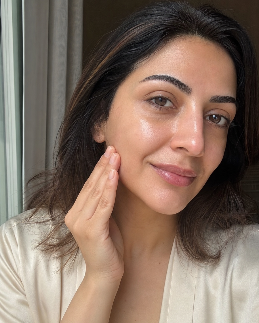Beauty Britain customer using Korean Collagen Night Wrapping Mask
