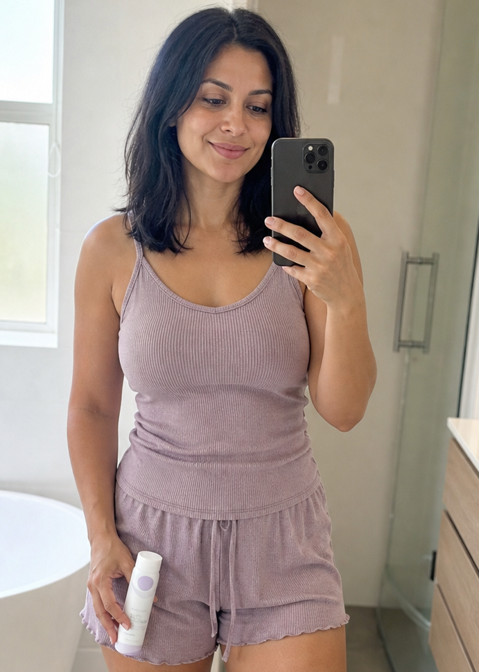 Customer sharing pain-free hair removal experience