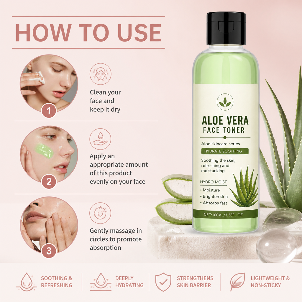 Aloe Vera Hydrating Face Gel – Soothing Moisture for Soft, Fresh Skin