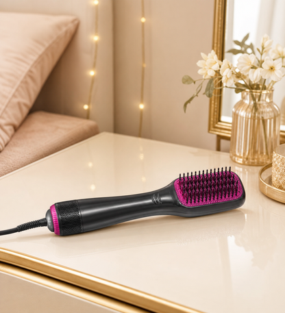 One-Step Hair Dryer & Styling Brush for Salon-Quality Smooth & Straight Hair